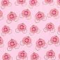 Preview: Baumwoll Jersey  Kutsche auf Rosa